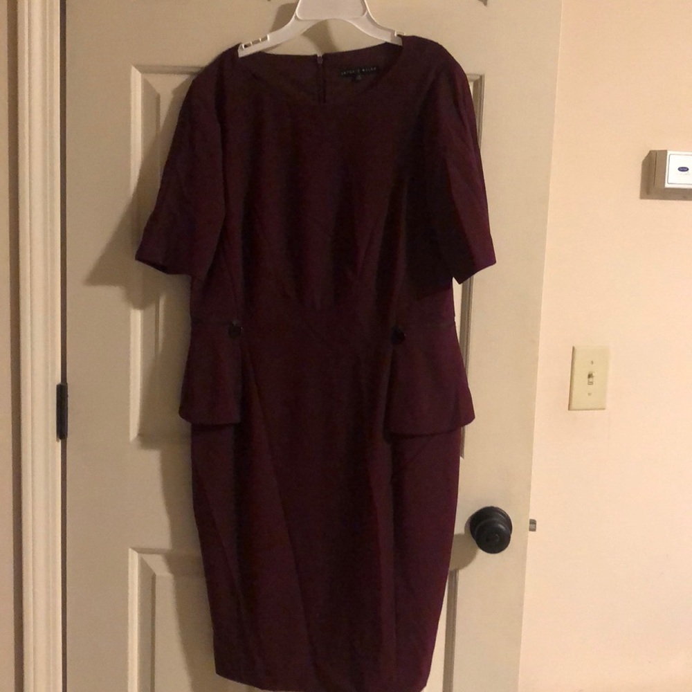 Wine colored dress